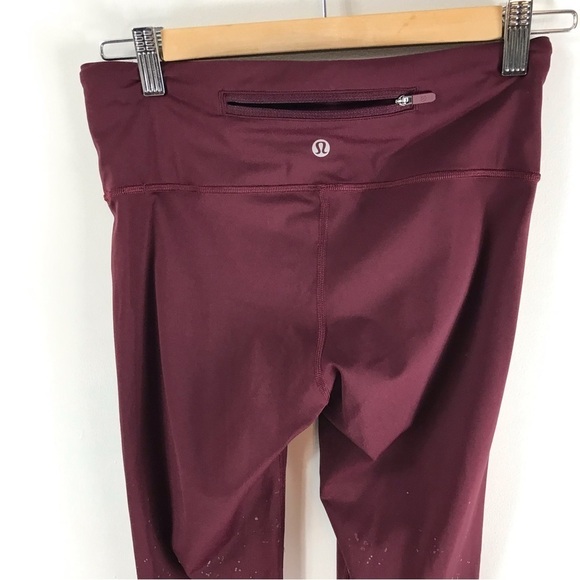 LULULEMON Speed Wunder Tight 28” Spark Size 6 - Picture 7 of 10